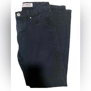 Ladies Denim Co Est 1969 Size 6 Black Jeans Skinny Mid Rise Stretch